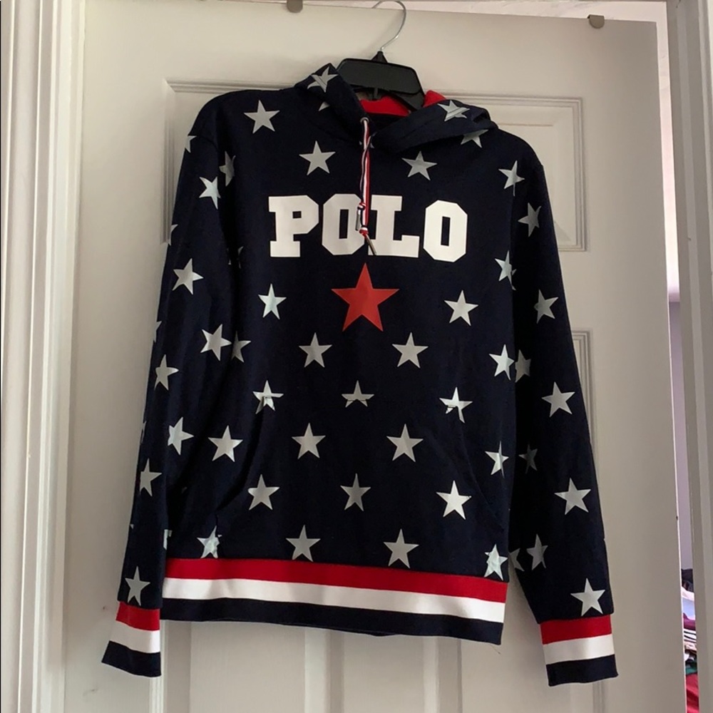Polo Ralph Lauren Americana Cotton-Blend Hoodie